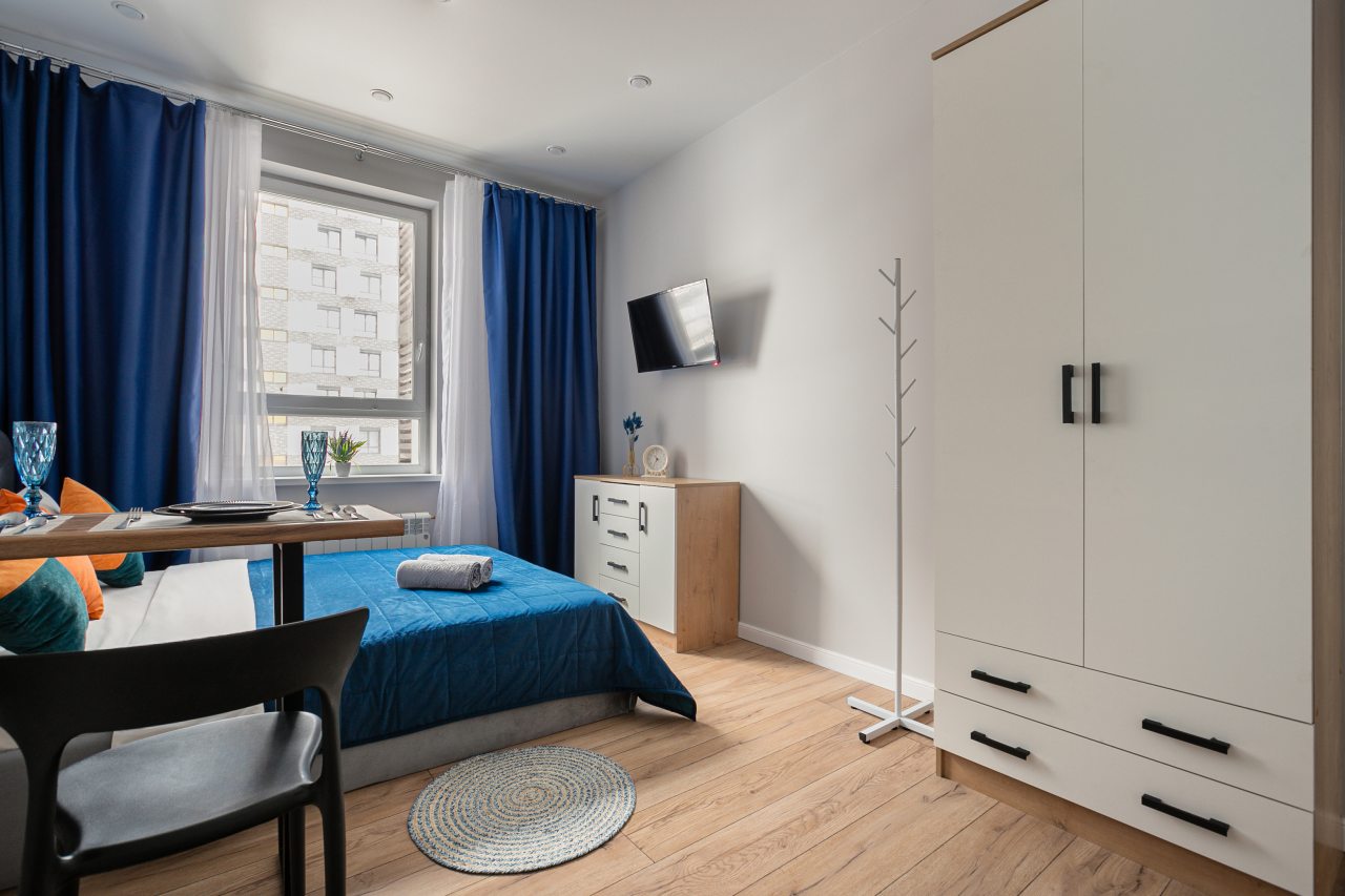 Апартаменты (Волоколамское шоссе 71/22к1. Однокомнатные для 2 гостей), Апартаменты MaxRealty24 Москва Волоколамское шоссе д 71/22к3