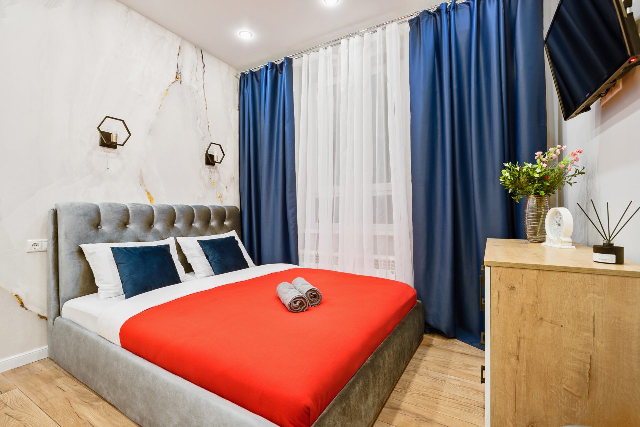 Апартаменты (Волоколамское шоссе 71/22к1. Однокомнатные для 2 гостей), Апартаменты MaxRealty24 Москва Волоколамское шоссе д 71/22к3