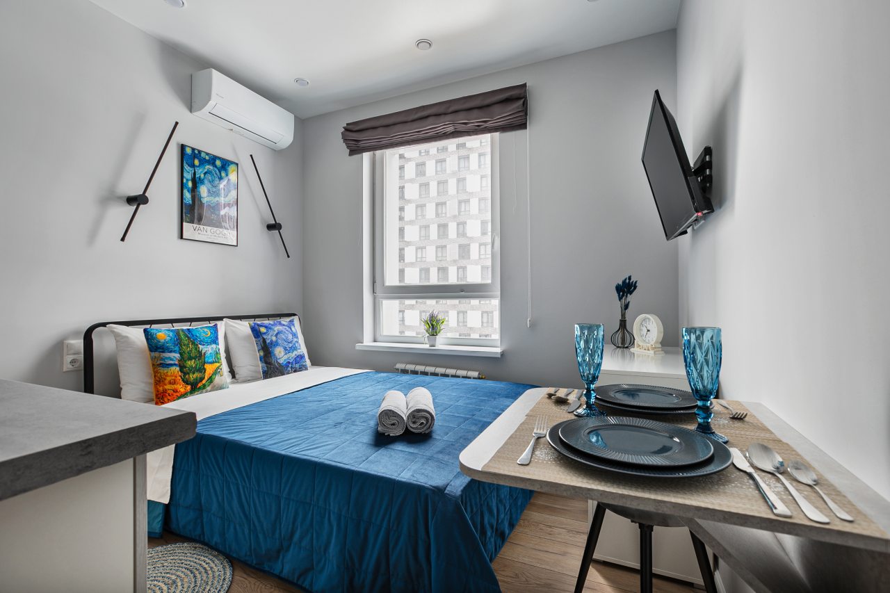 Апартаменты (Волоколамское шоссе, 71/22к1. Студия для 2 гостей), Апартаменты MaxRealty24 Москва Волоколамское шоссе д 71/22к3