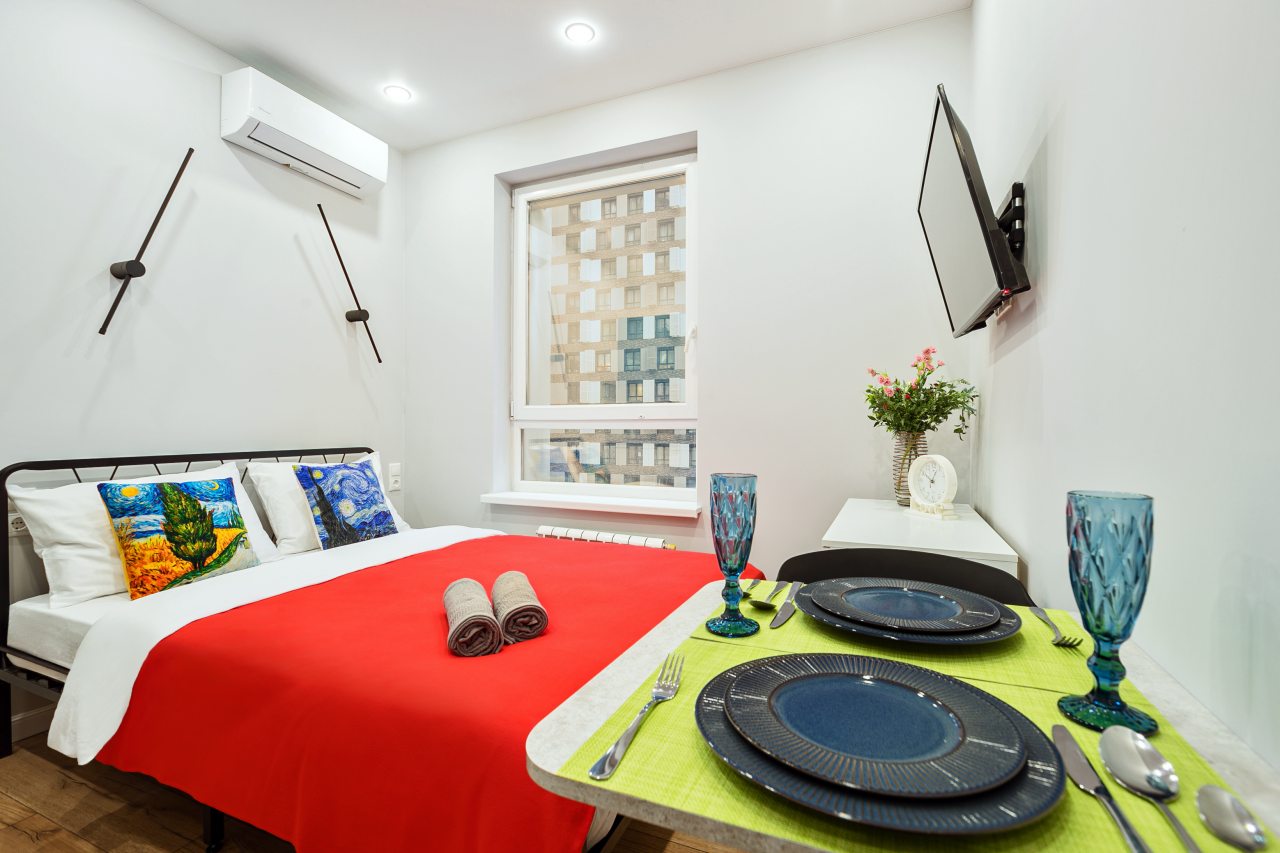 Апартаменты (Волоколамское шоссе, 71/22к1. Студия для 2 гостей), Апартаменты MaxRealty24 Москва Волоколамское шоссе д 71/22к3