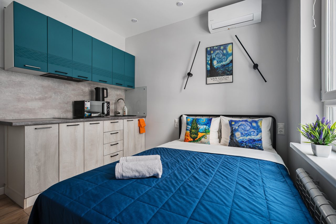 Апартаменты (Волоколамское шоссе, 71/22к1. Студия для 2 гостей), Апартаменты MaxRealty24 Москва Волоколамское шоссе д 71/22к3