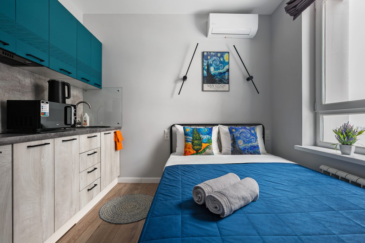 Апартаменты (Волоколамское шоссе, 71/22к1. Студия для 2 гостей), Апартаменты MaxRealty24 Москва Волоколамское шоссе д 71/22к3