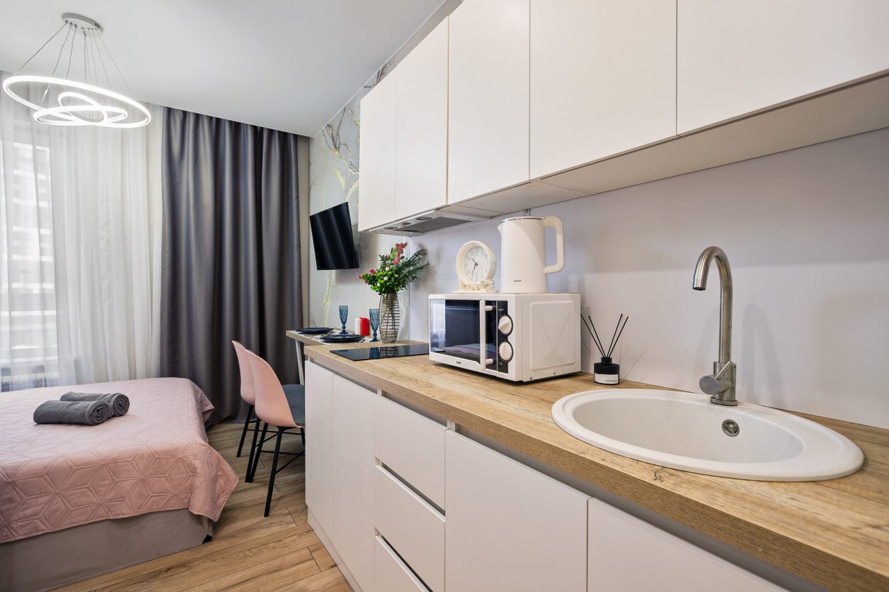 Апартаменты (Волоколамское шоссе 71/22 к 1. Студия для 2 гостей), Апартаменты MaxRealty24 Москва Волоколамское шоссе д 71/22к3