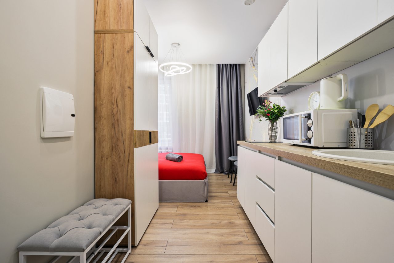 Апартаменты (Волоколамское шоссе 71/22 к 1. Студия для 2 гостей), Апартаменты MaxRealty24 Москва Волоколамское шоссе д 71/22к3