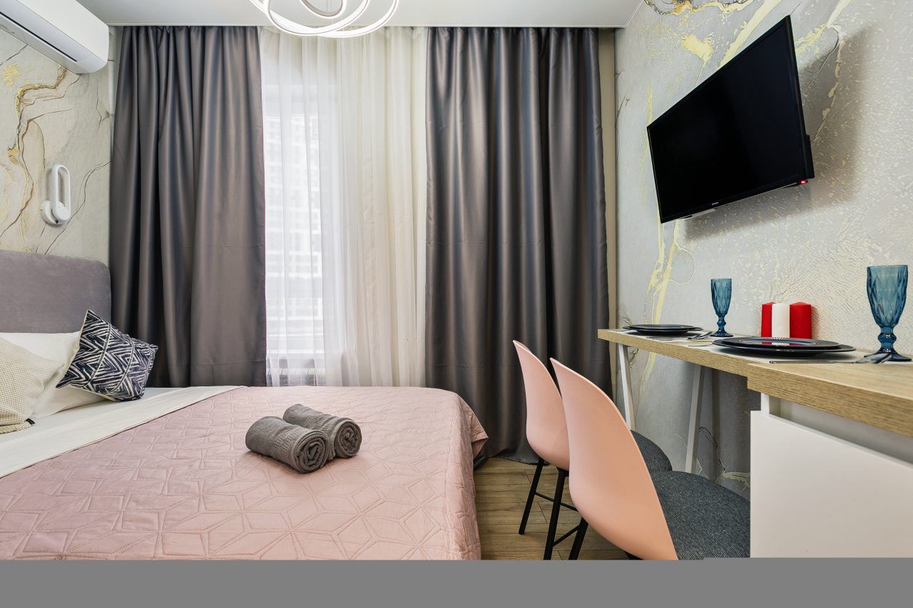 Апартаменты (Волоколамское шоссе 71/22 к 1. Студия для 2 гостей), Апартаменты MaxRealty24 Москва Волоколамское шоссе д 71/22к3