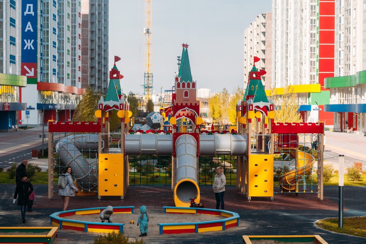 Детская площадка, Апартаменты в Ново-Патрушево