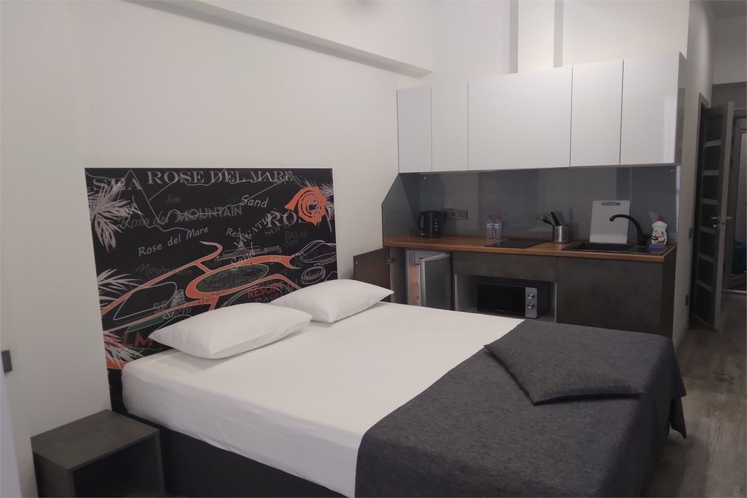 De Luxe (Делюкс с двумя односпальными раздельными кроватями) апартамента Rose Del More, Сочи