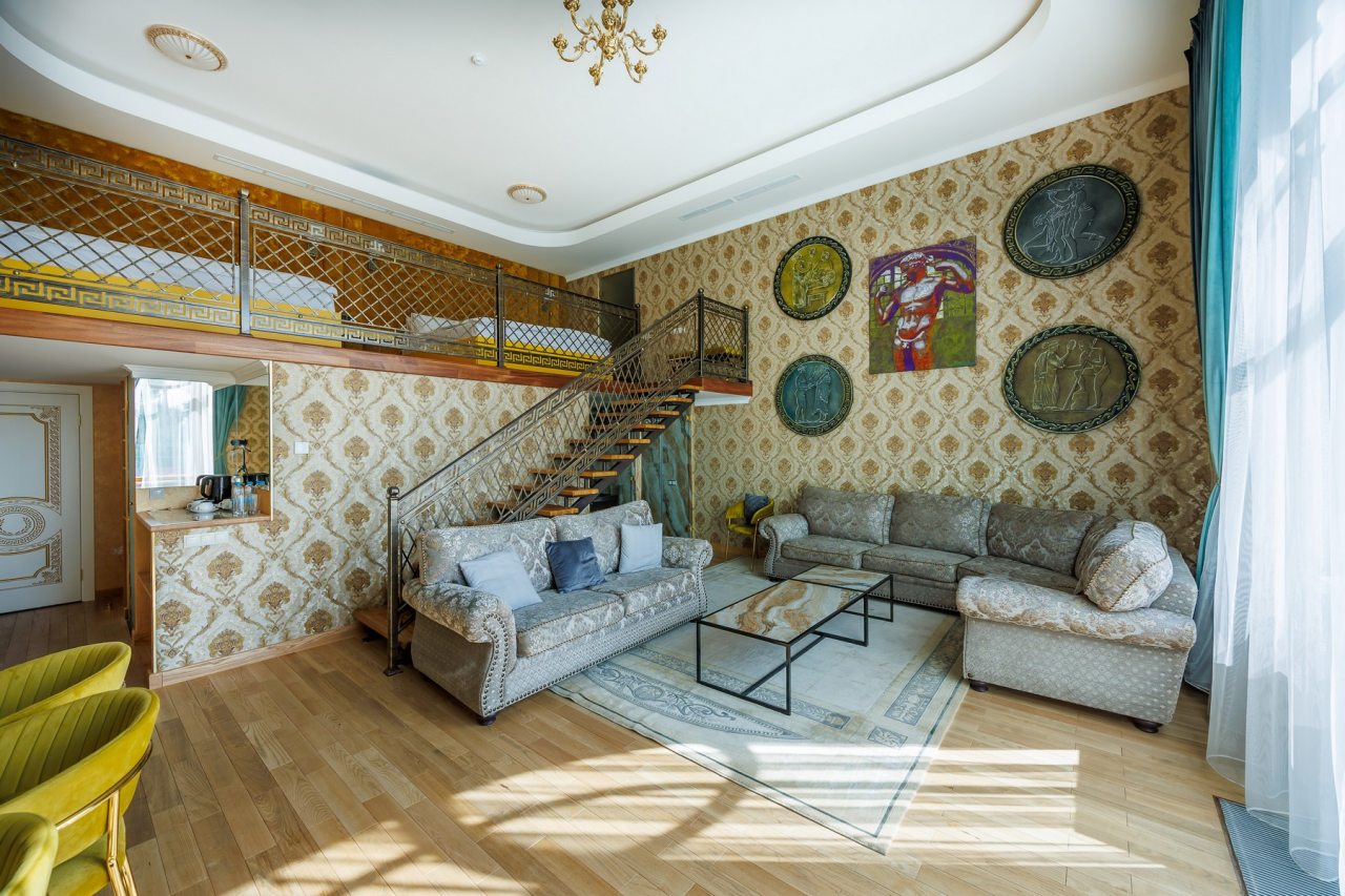 Сьюит (Люкс Двухэтажный MILANO), Отель Malakhovka palace