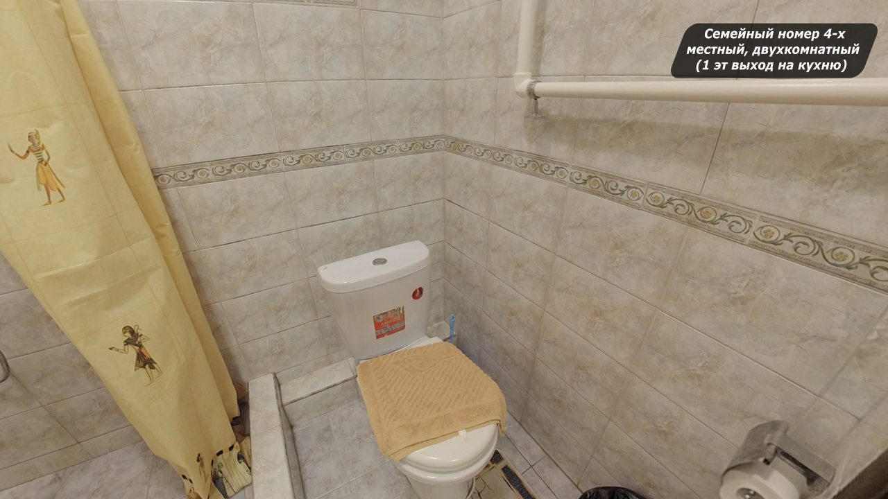 Четырехместный (Семейный номер, двухкомнатный), Гостевой дом Светлый
