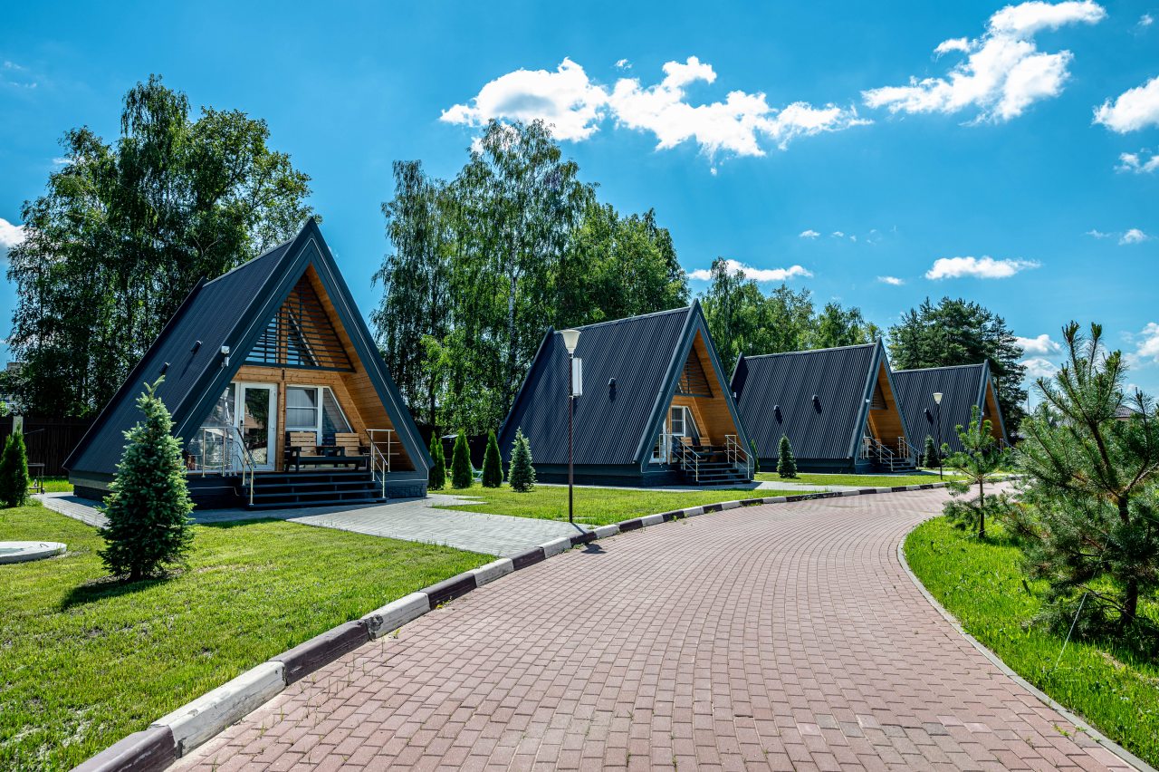 Мини-дом (А-фрейм), База отдыха Атлантвилл