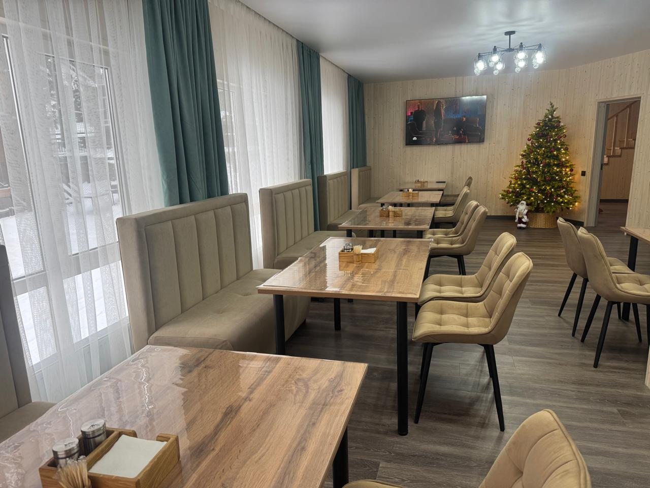 Кухня-столовая на 1-м этаже корпуса