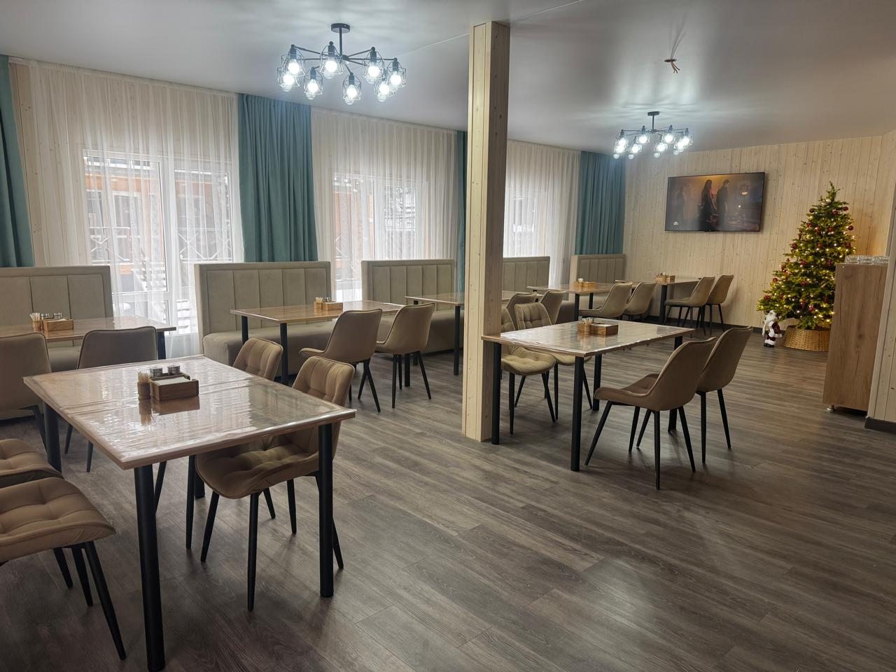 Кухня-столовая на 1-м этаже корпуса