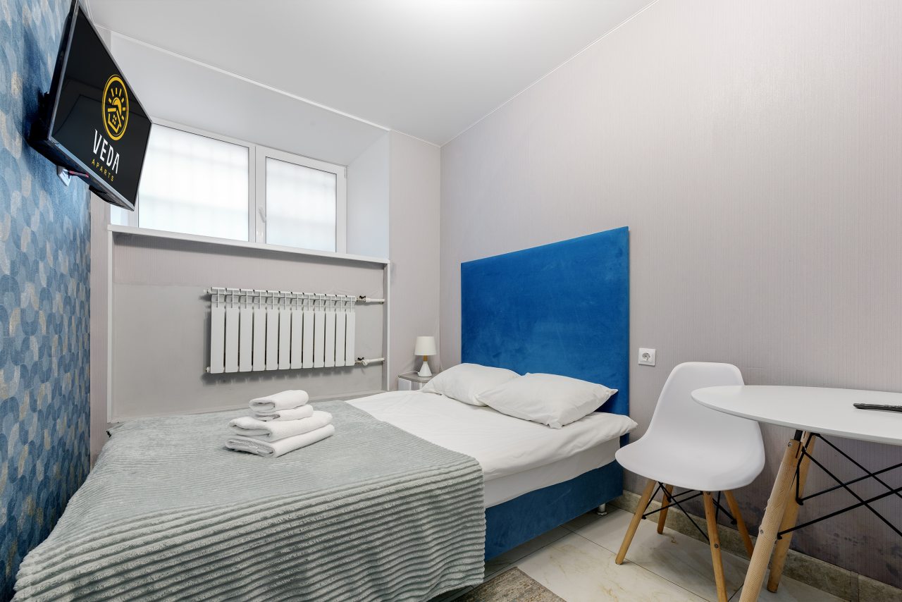 Апартаменты (LUX с двухспальной кроватью (№5)), Апартаменты VEDA Aparts Обводный 132