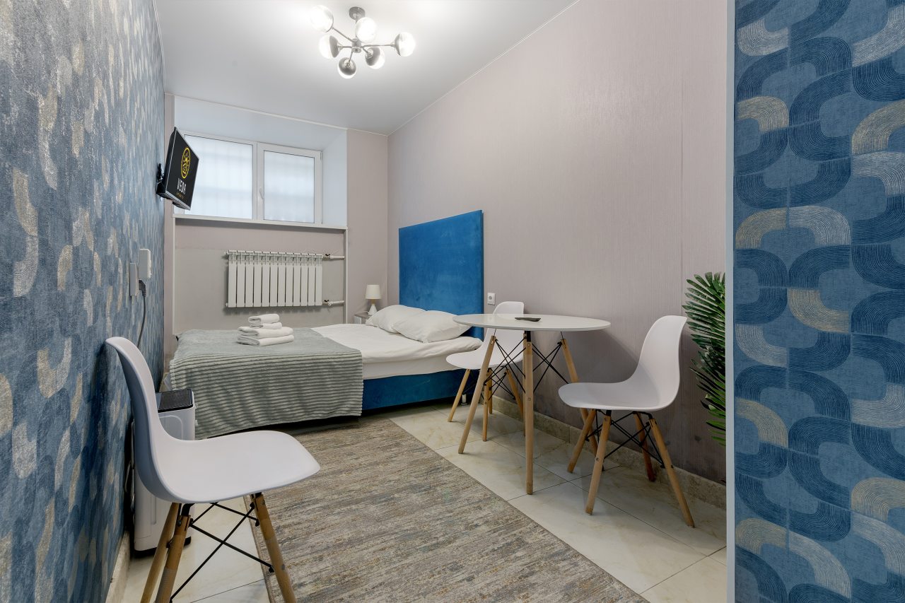 Апартаменты (LUX с двухспальной кроватью (№5)), Апартаменты VEDA Aparts Обводный 132