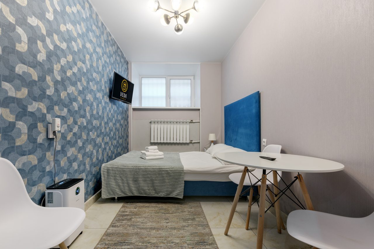 Апартаменты (LUX с двухспальной кроватью (№5)), Апартаменты VEDA Aparts Обводный 132