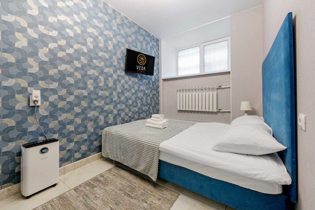 Апартаменты (LUX с двухспальной кроватью (№5)), Апартаменты VEDA Aparts Обводный 132