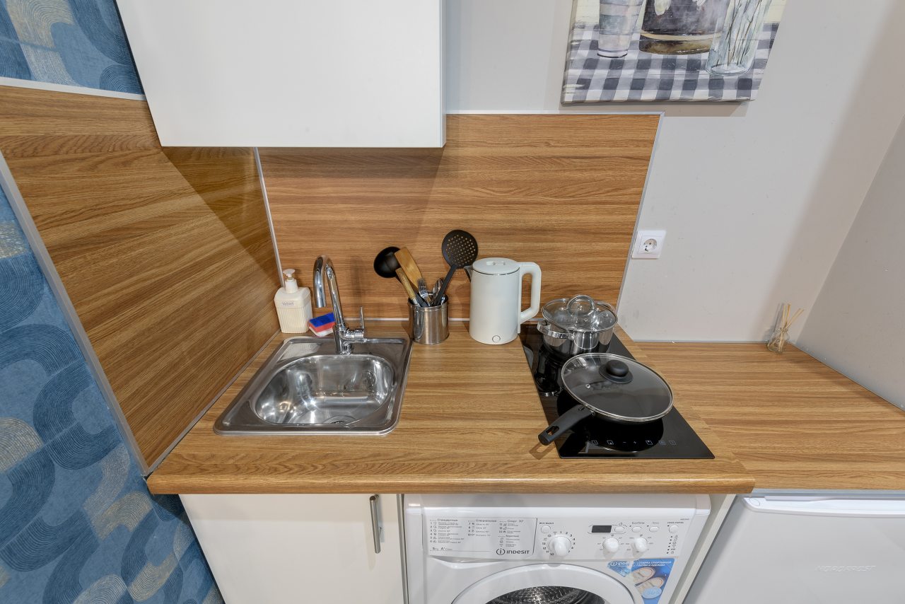 Апартаменты (LUX с двухспальной кроватью (№5)), Апартаменты VEDA Aparts Обводный 132