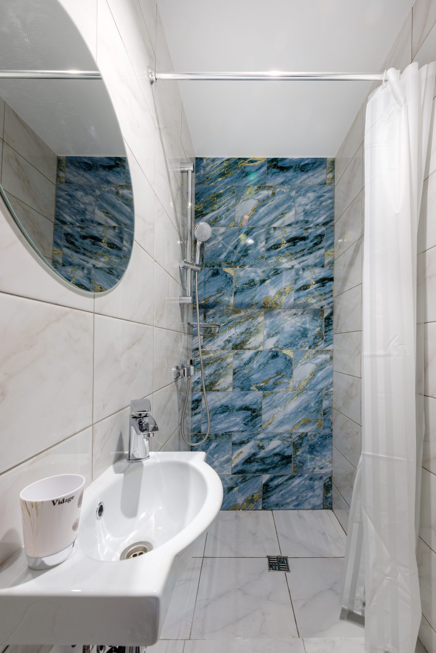 Апартаменты (С двухспальной кроватью (1)), Апартаменты VEDA Aparts Обводный 132