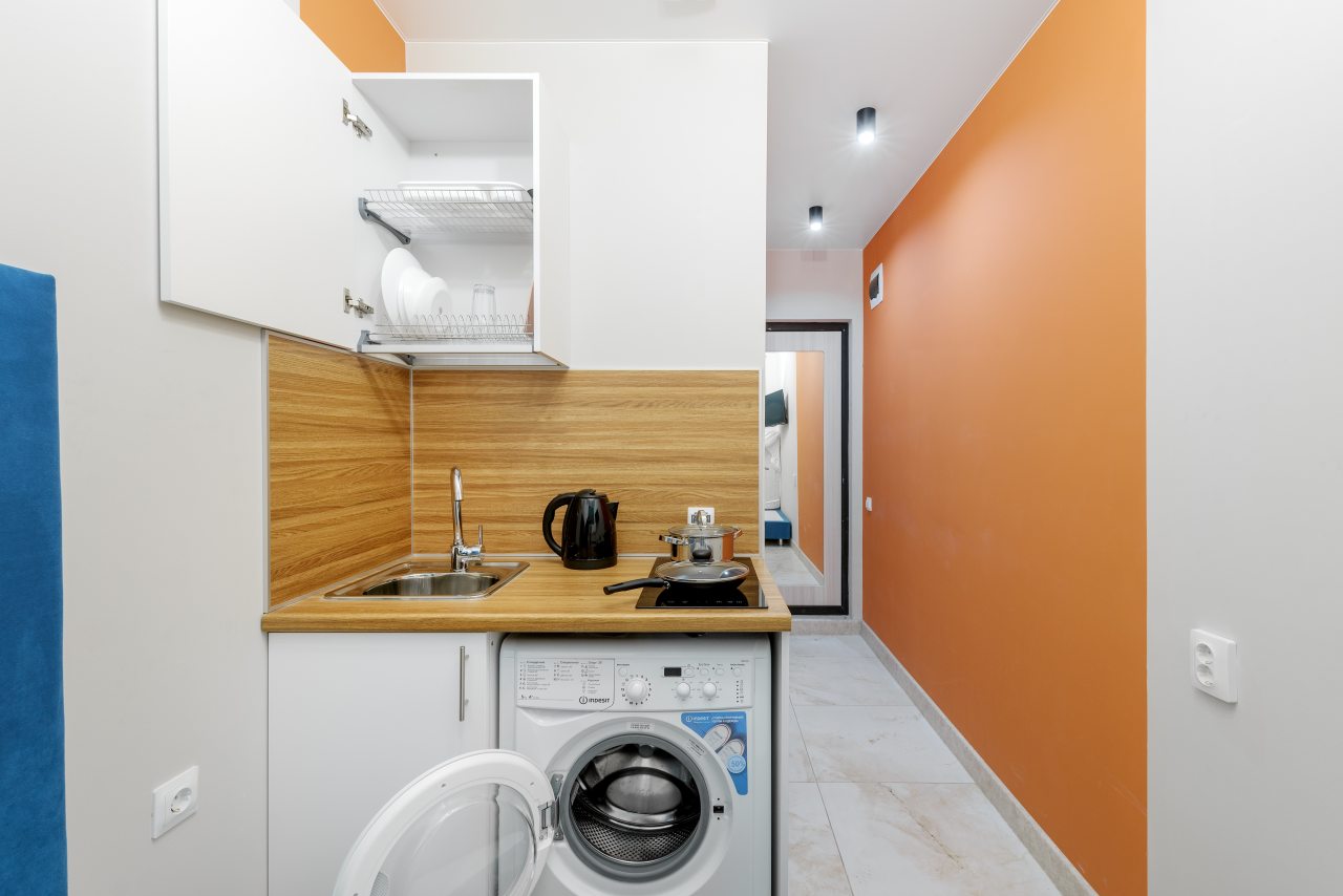 Апартаменты (С двухспальной кроватью (4)), Апартаменты VEDA Aparts Обводный 132