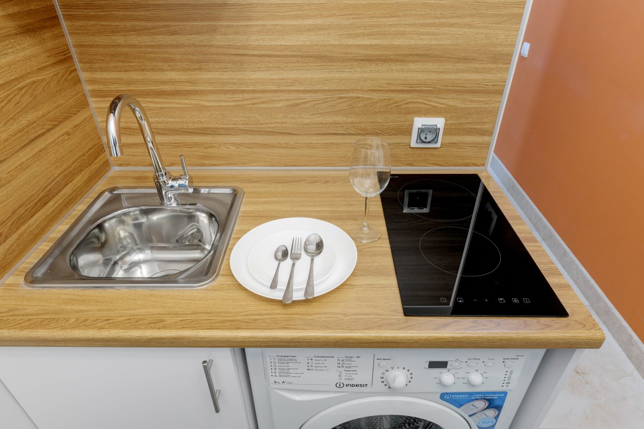 Апартаменты (С двухспальной кроватью (4)), Апартаменты VEDA Aparts Обводный 132