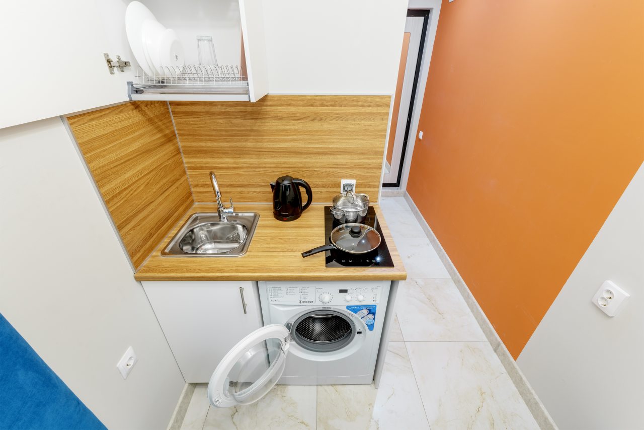 Апартаменты (С двухспальной кроватью (4)), Апартаменты VEDA Aparts Обводный 132