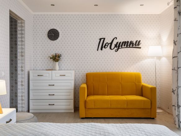 Апартаменты Однушка с невероятным видом на главное озеро города, Калининград