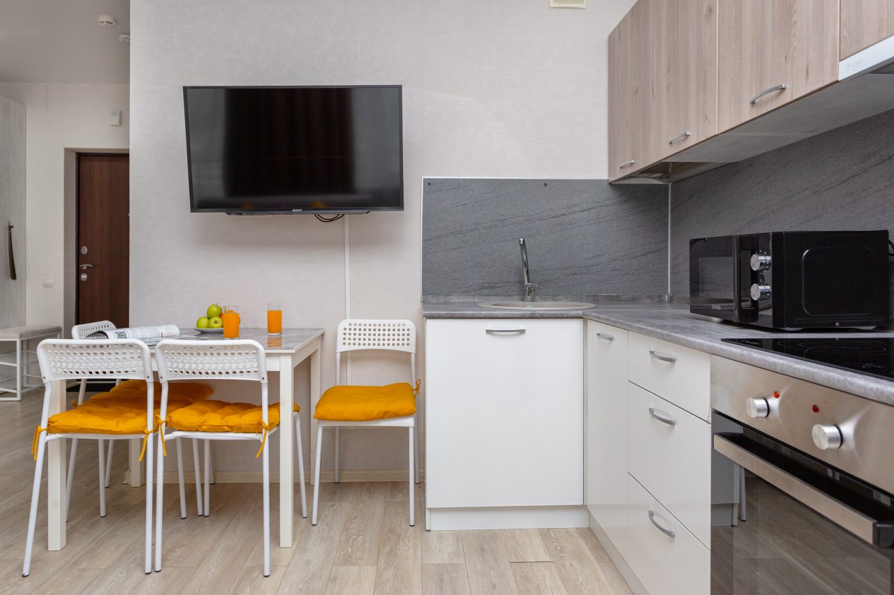 Четырехместный (Квартира на 12 этаже), Апартаменты TopHouse на Можжевеловой