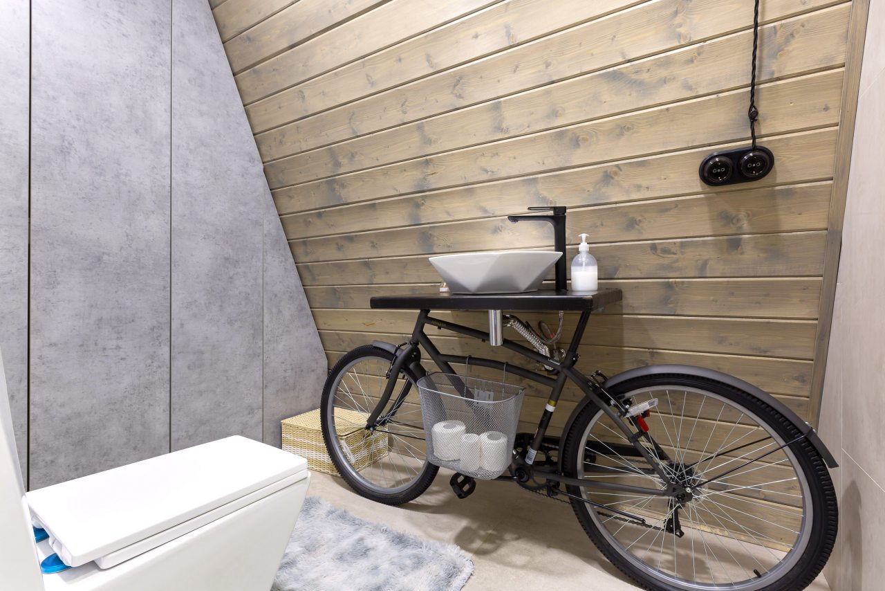 Коттедж (A-Frame №7 (с купелью и баней)), База отдыха Les Holidays