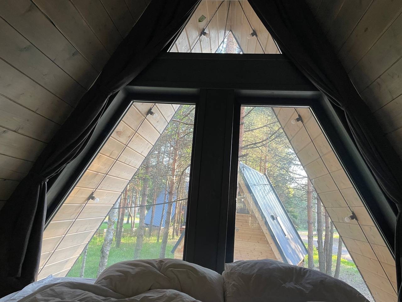 Дом (A-Frame №1 (с купелью)), База отдыха Les Holidays