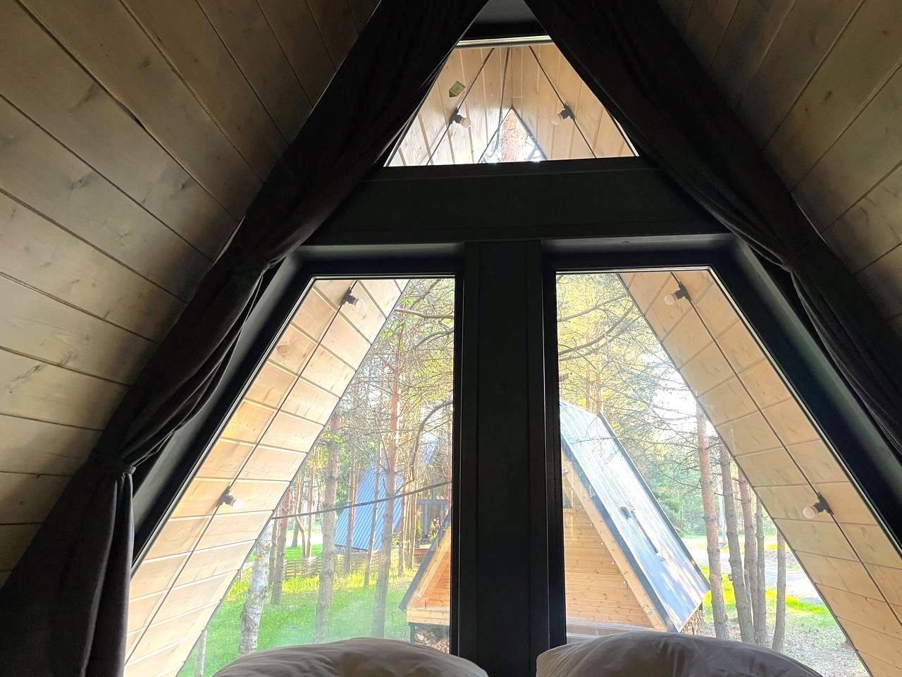 Дом (A-Frame №1 (с купелью)), База отдыха Les Holidays