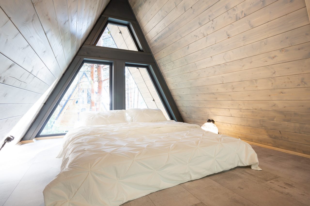 Дом (A-Frame №1 (с купелью)), База отдыха Les Holidays