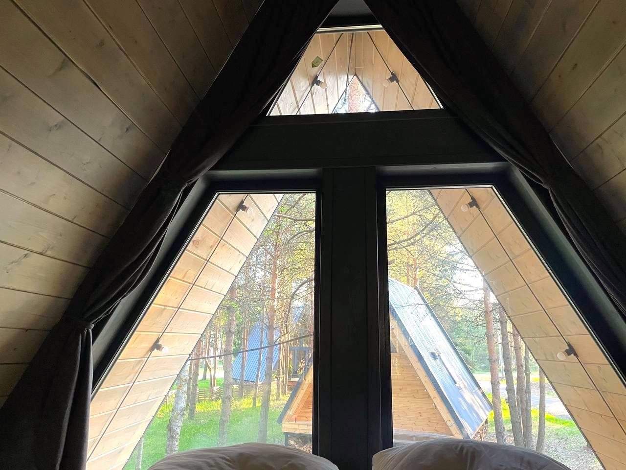 Дом (A-Frame №1 (с купелью)), База отдыха Les Holidays