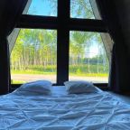 Коттедж (A-Frame №7 (с купелью и баней)), База отдыха Les Holidays