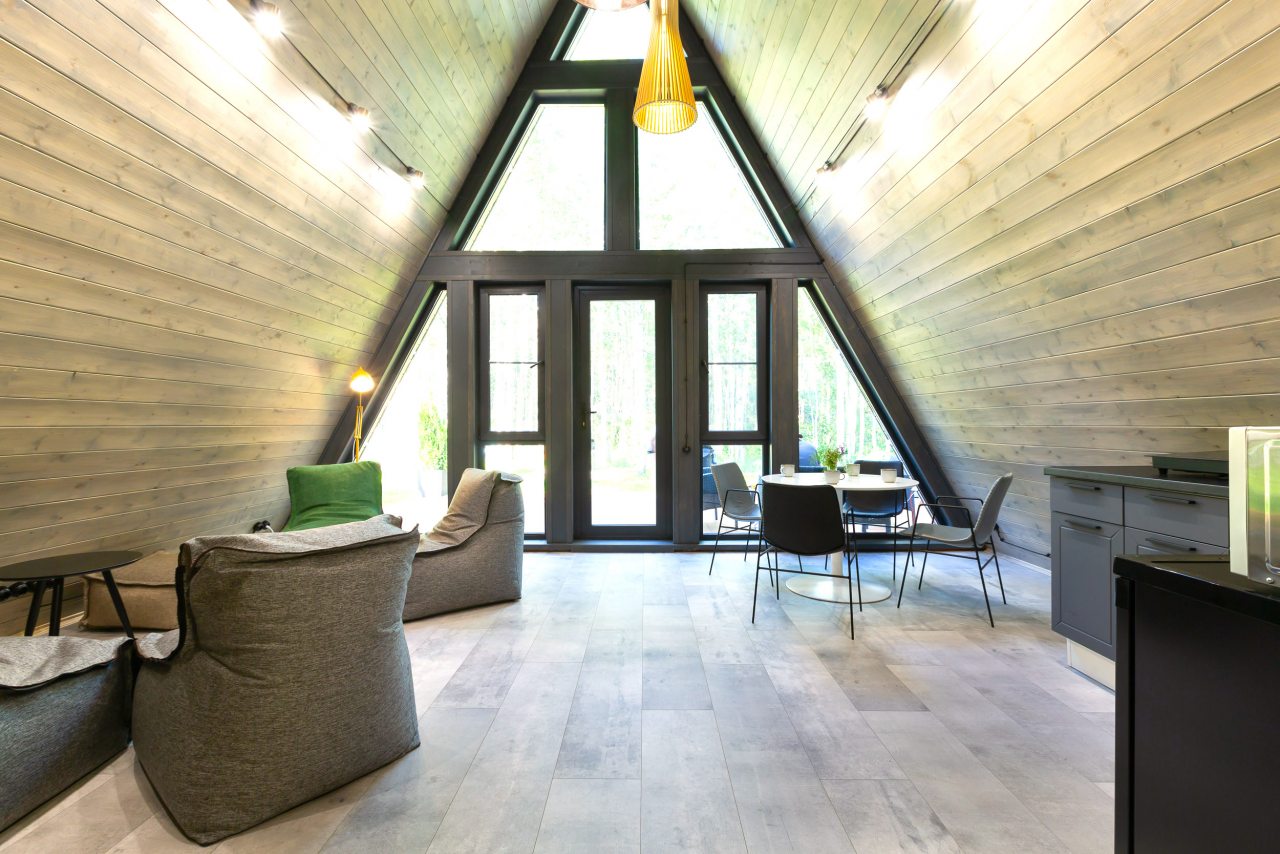 Дом (A-Frame №1 (с купелью)), База отдыха Les Holidays