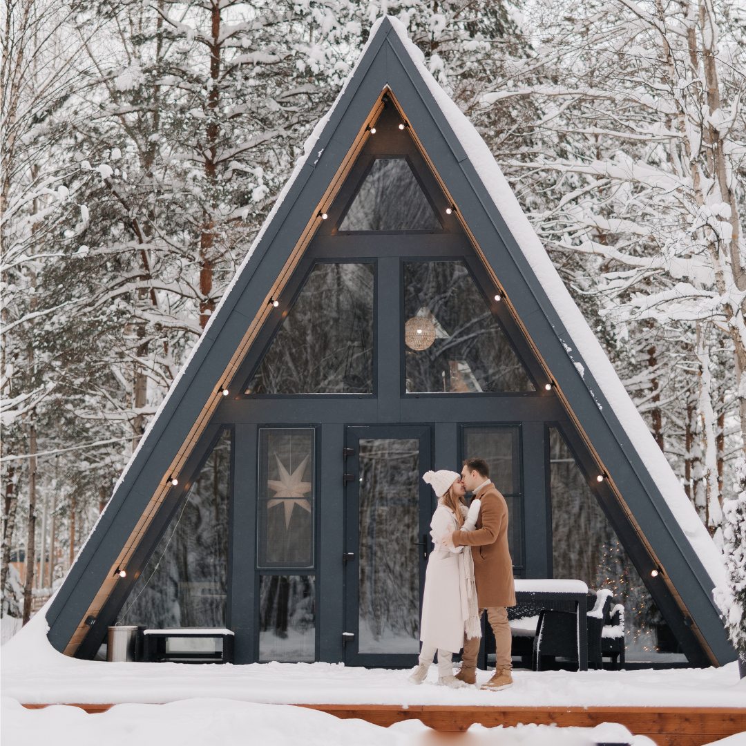 Дом (A-Frame №1 (с купелью)), База отдыха Les Holidays