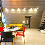 Коттедж (A-Frame №8 (с купелью и баней)), База отдыха Les Holidays