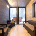 Коттедж (A-Frame №8 (с купелью и баней)), База отдыха Les Holidays