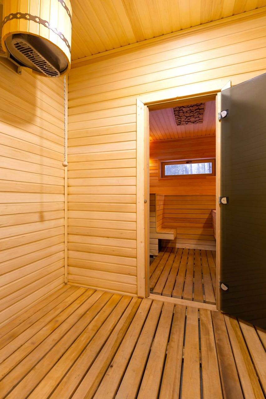 Коттедж (A-Frame №8 (с купелью и баней)), База отдыха Les Holidays