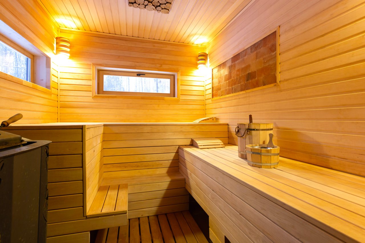 Коттедж (A-Frame №8 (с купелью и баней)), База отдыха Les Holidays