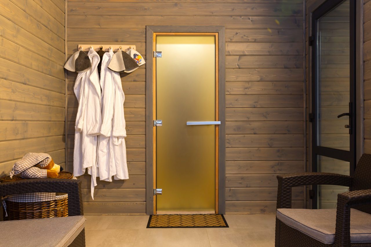 Коттедж (A-Frame №8 (с купелью и баней)), База отдыха Les Holidays