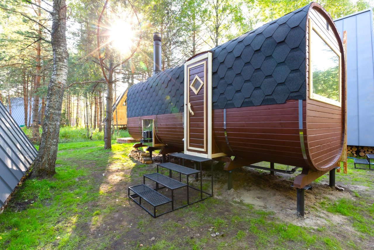 Дом (A-Frame №2 (с купелью)), База отдыха Les Holidays