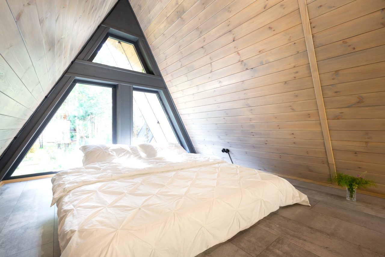 Дом (A-Frame №2 (с купелью)), База отдыха Les Holidays