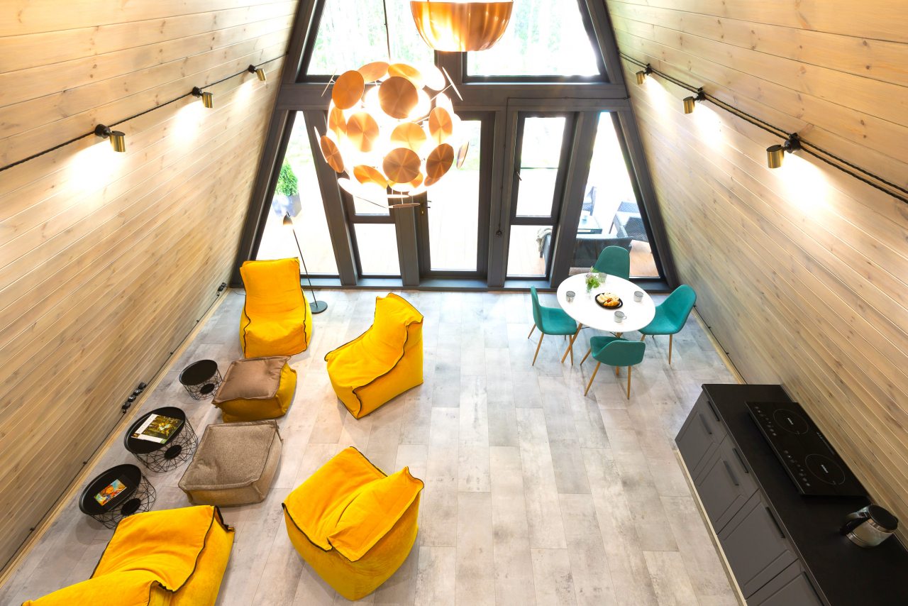 Дом (A-Frame №2 (с купелью)), База отдыха Les Holidays