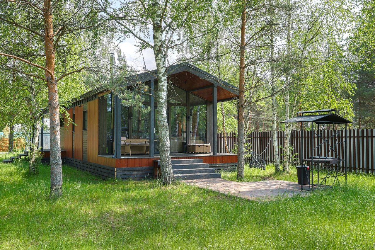 Коттедж (BarnHouse №16 (c камином и кондиционером без купели)), База отдыха Les Holidays