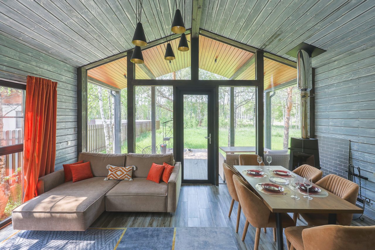 Коттедж (BarnHouse №16 (c камином и кондиционером без купели)), База отдыха Les Holidays