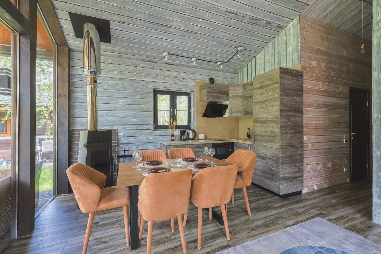 Коттедж (BarnHouse №16 (c камином и кондиционером без купели)), База отдыха Les Holidays