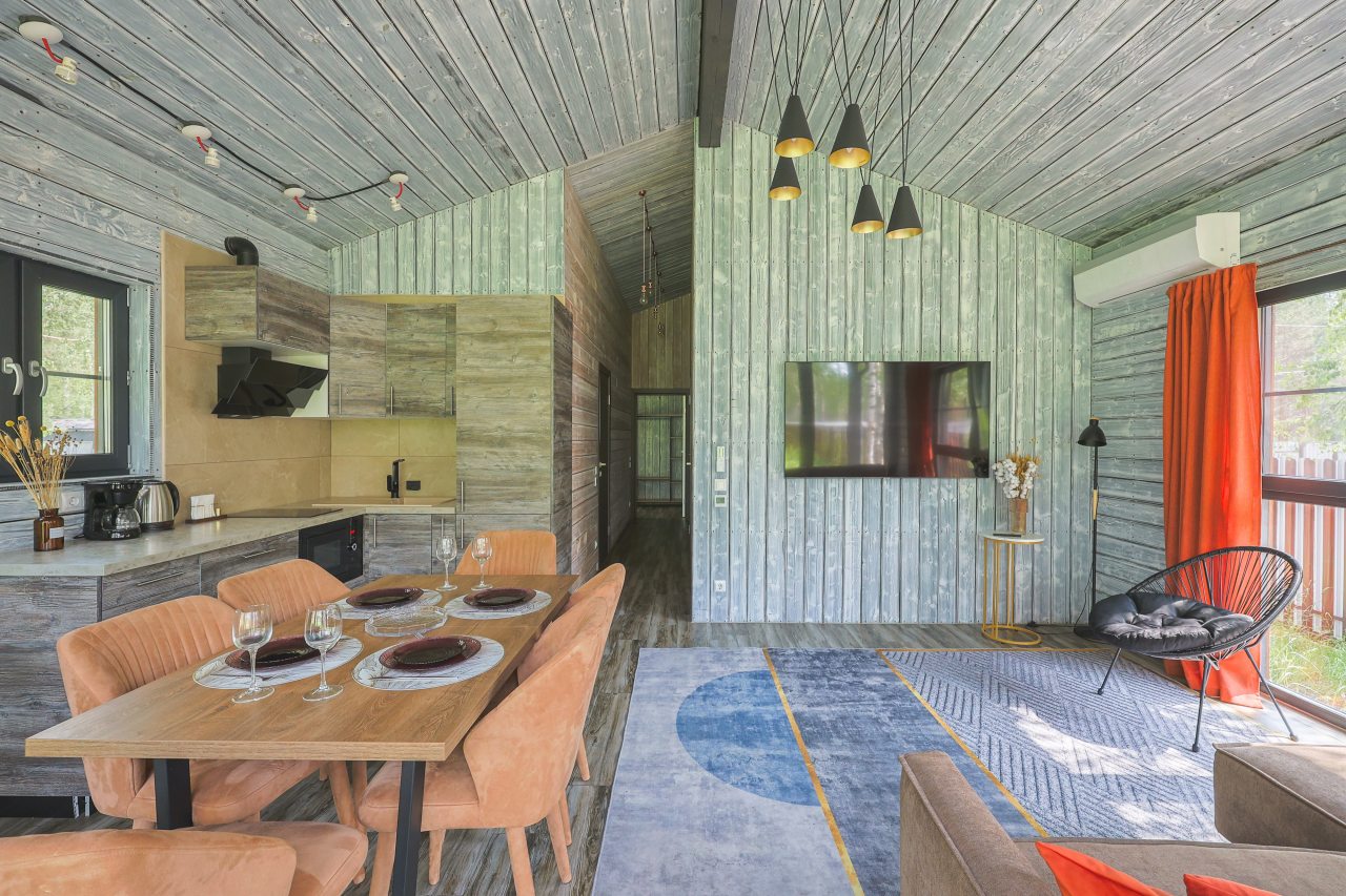 Коттедж (BarnHouse №16 (c камином и кондиционером без купели)), База отдыха Les Holidays