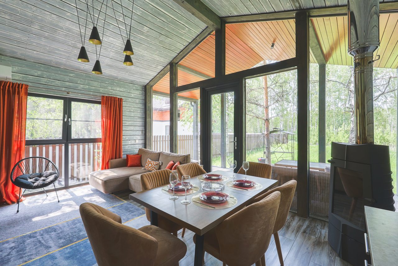 Коттедж (BarnHouse №16 (c камином и кондиционером без купели)), База отдыха Les Holidays