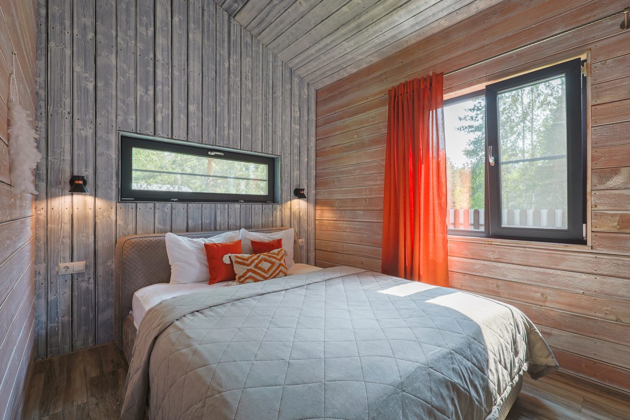 Коттедж (BarnHouse №16 (c камином и кондиционером без купели)), База отдыха Les Holidays