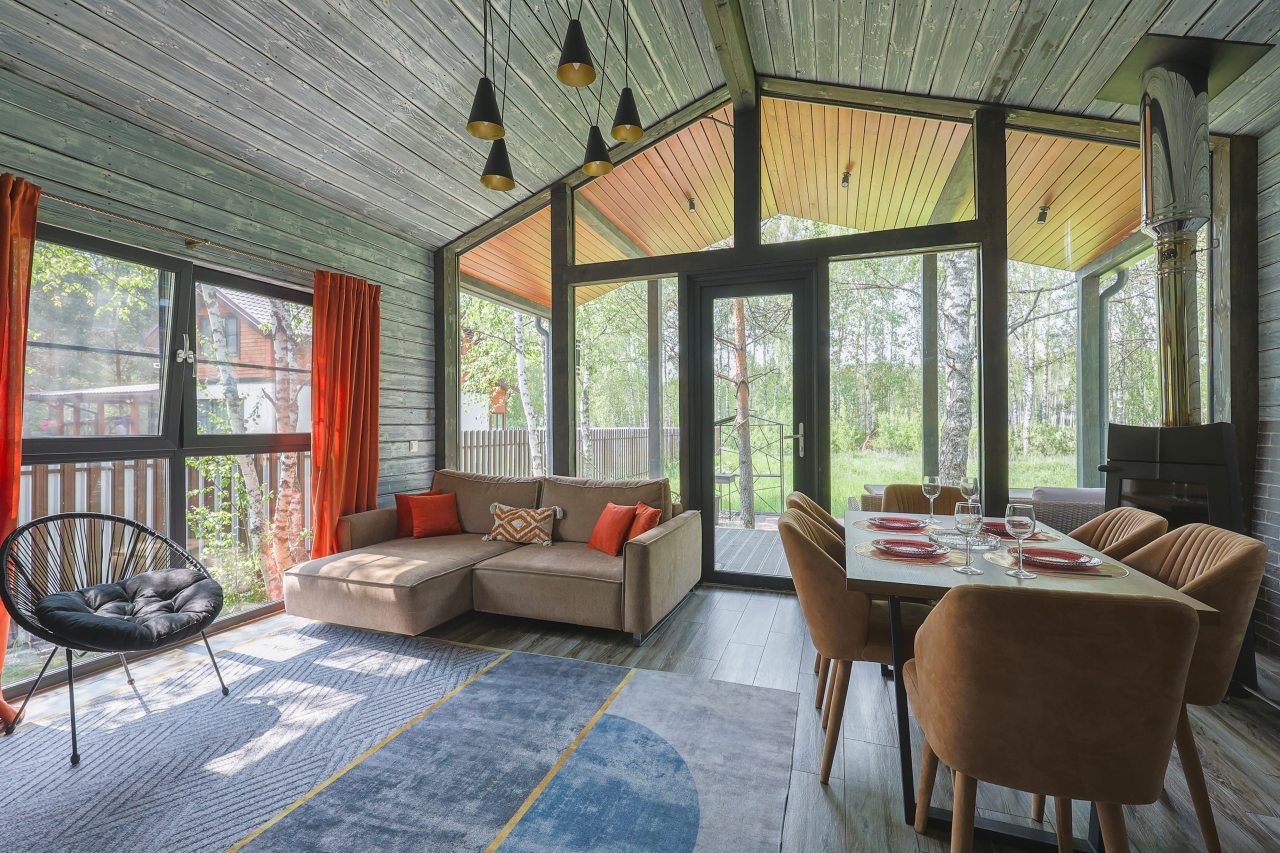 Коттедж (BarnHouse №16 (c камином и кондиционером без купели)), База отдыха Les Holidays